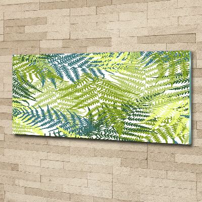 Wall art acrylic Fern pattern