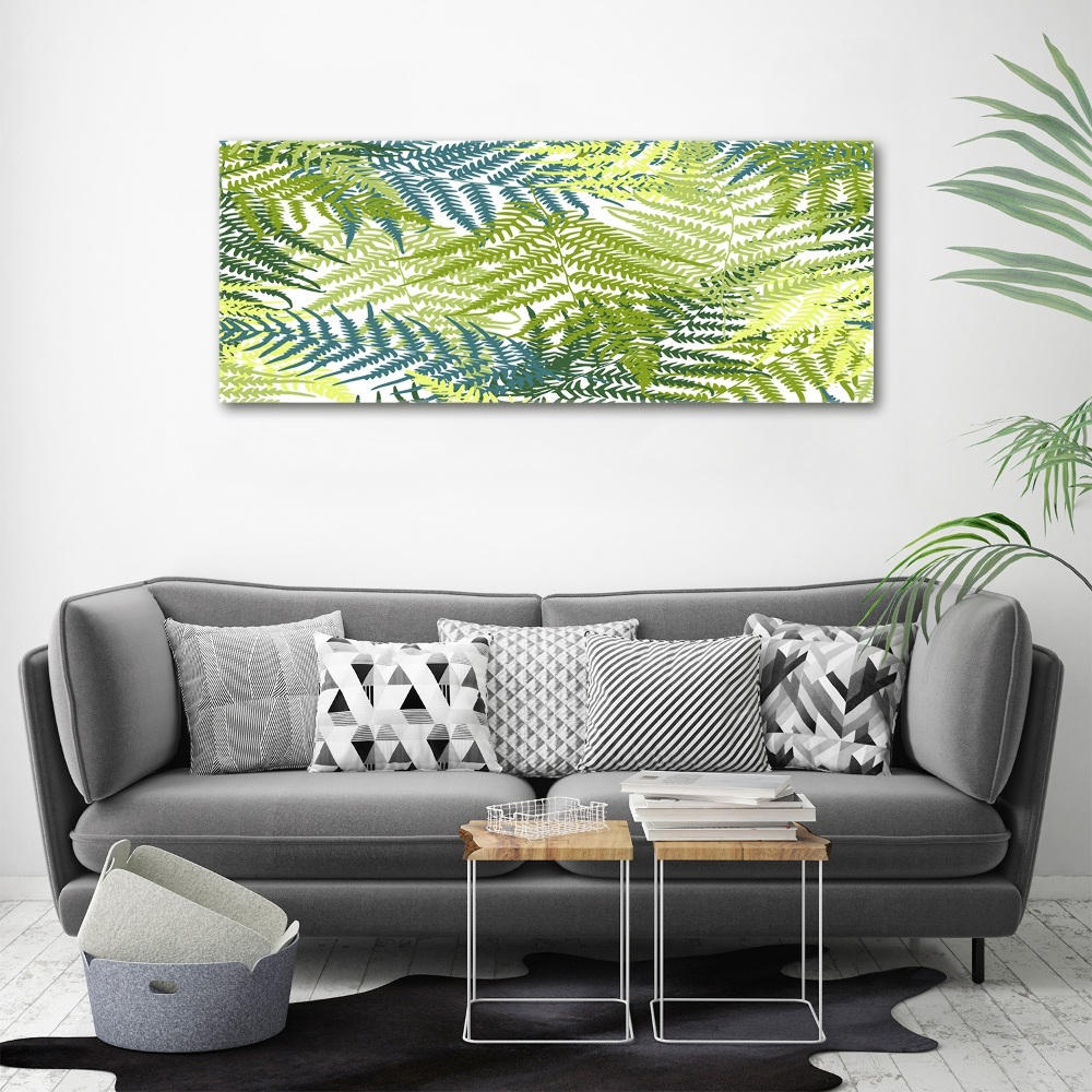 Wall art acrylic Fern pattern