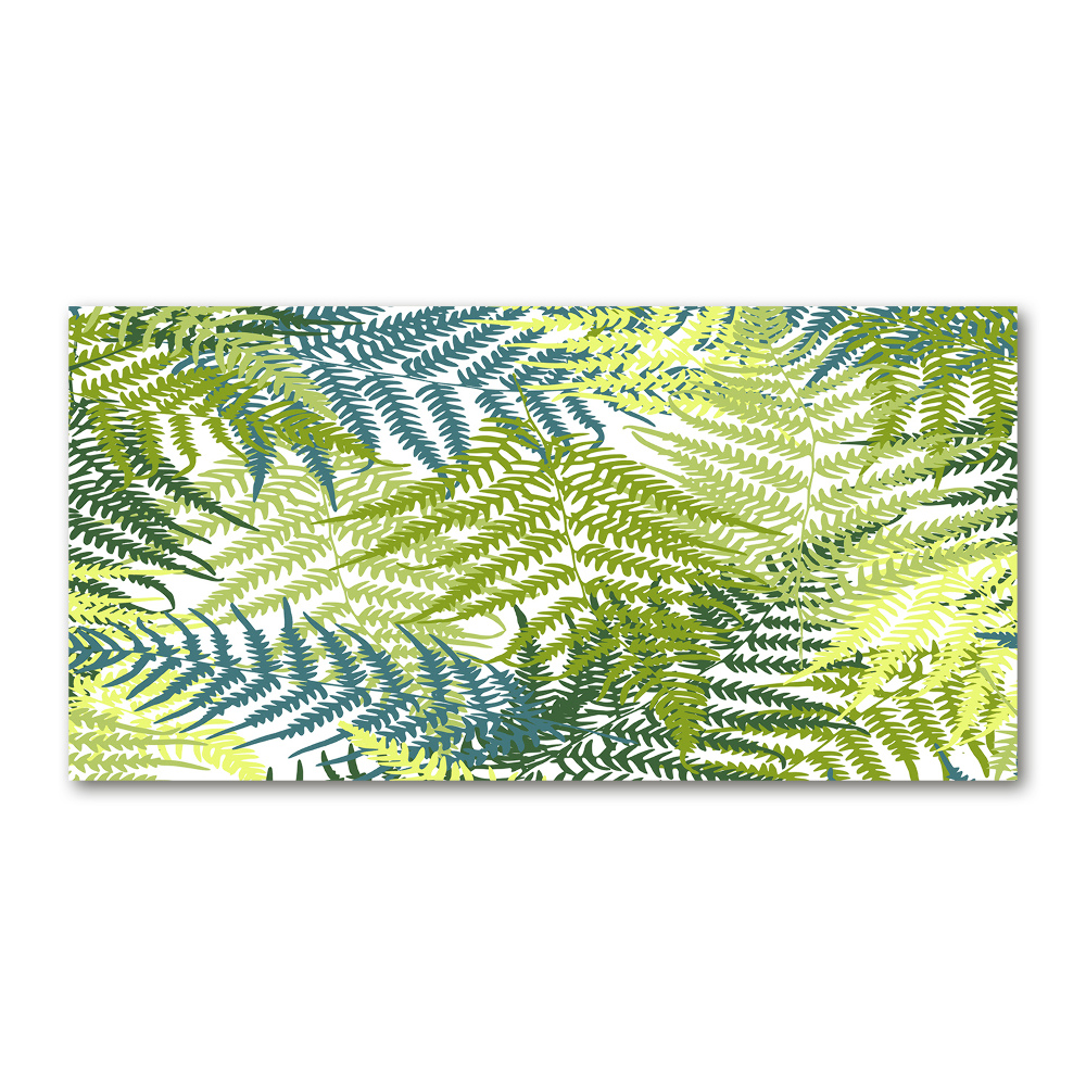 Wall art acrylic Fern pattern