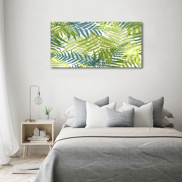 Wall art acrylic Fern pattern