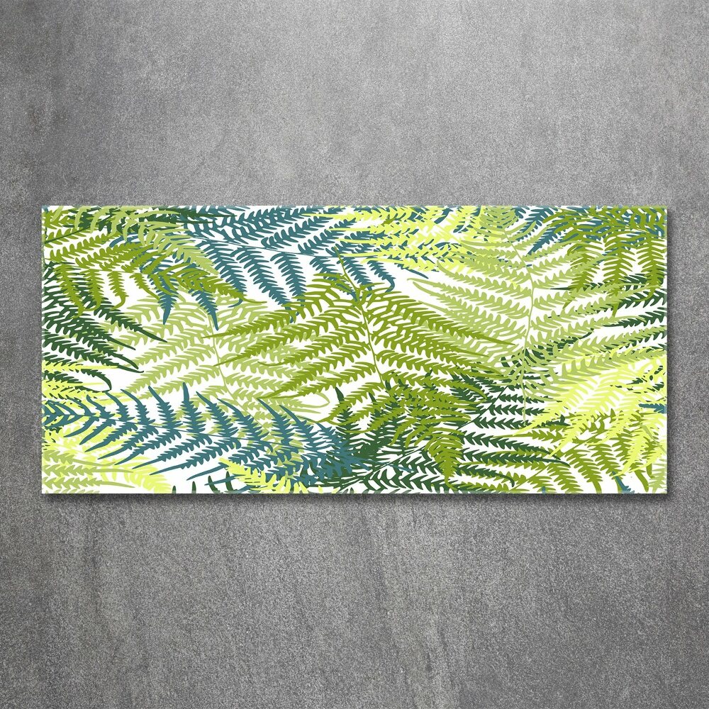 Wall art acrylic Fern pattern