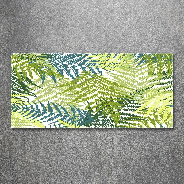 Wall art acrylic Fern pattern