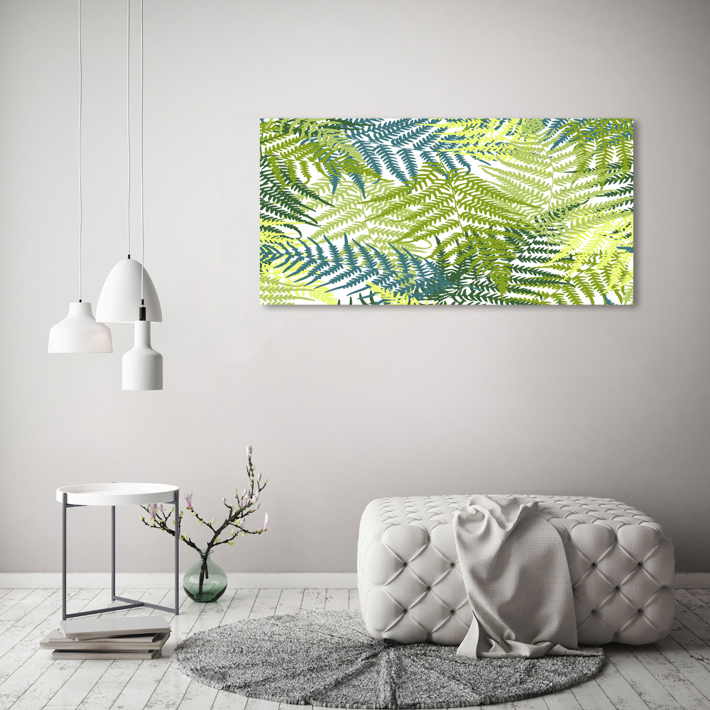 Wall art acrylic Fern pattern