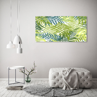 Wall art acrylic Fern pattern