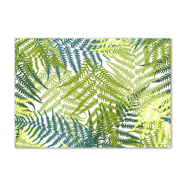 Wall art acrylic Fern pattern