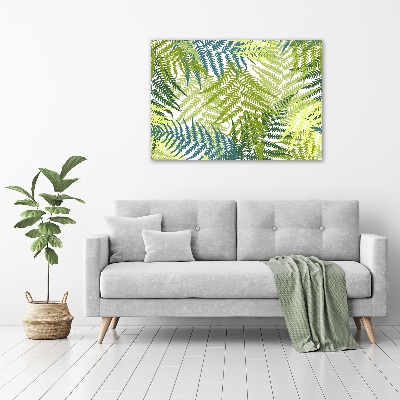 Wall art acrylic Fern pattern