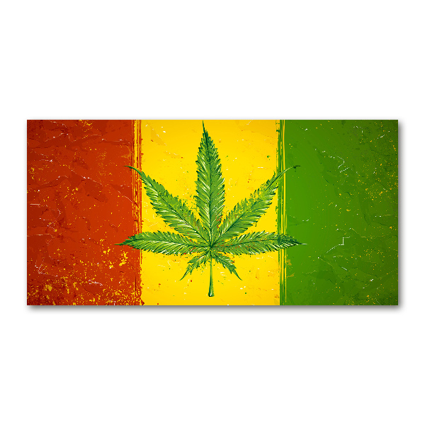 Acrylic print Rasta Flag