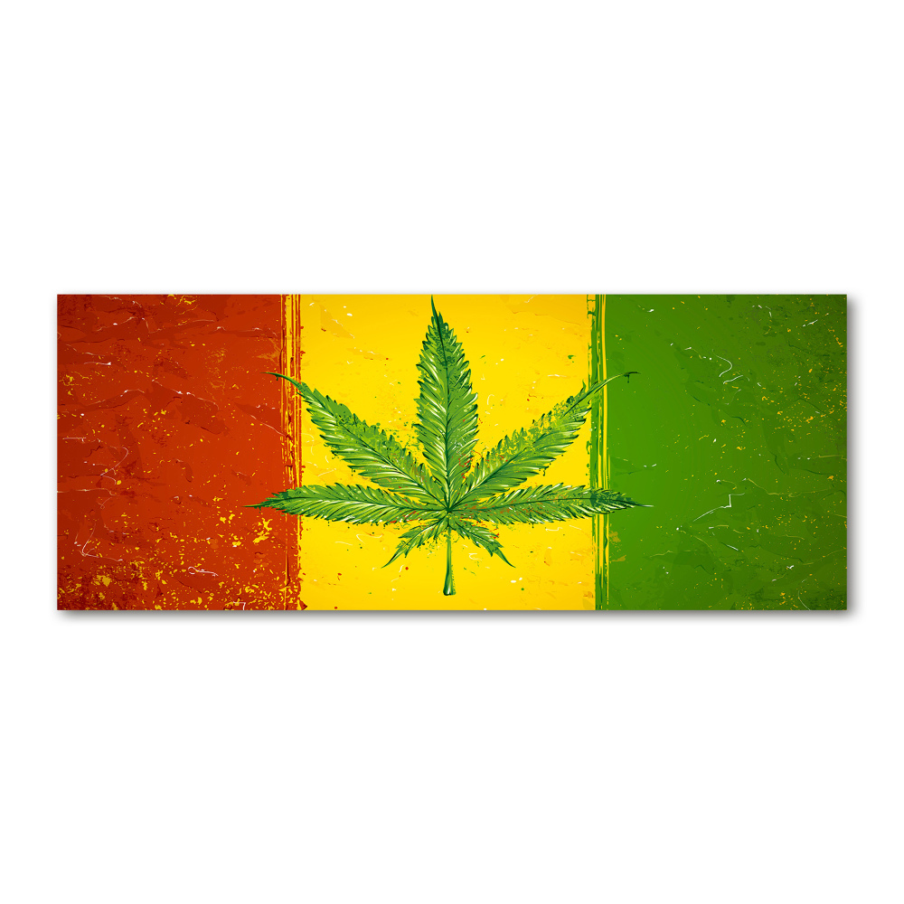 Acrylic print Rasta Flag