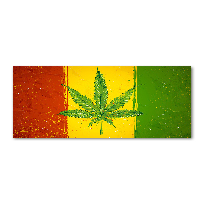 Acrylic print Rasta Flag