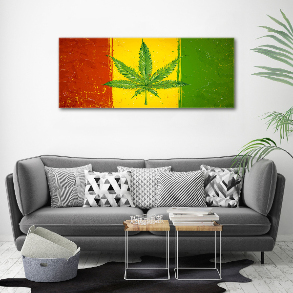 Acrylic print Rasta Flag