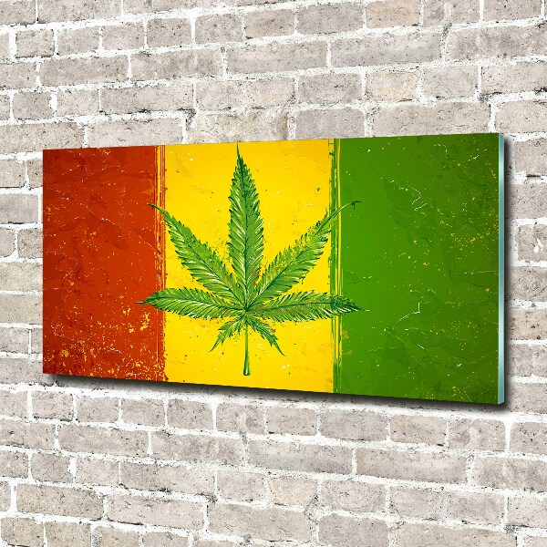 Acrylic print Rasta Flag