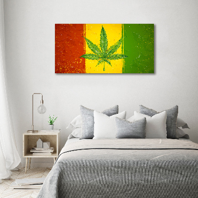 Acrylic print Rasta Flag