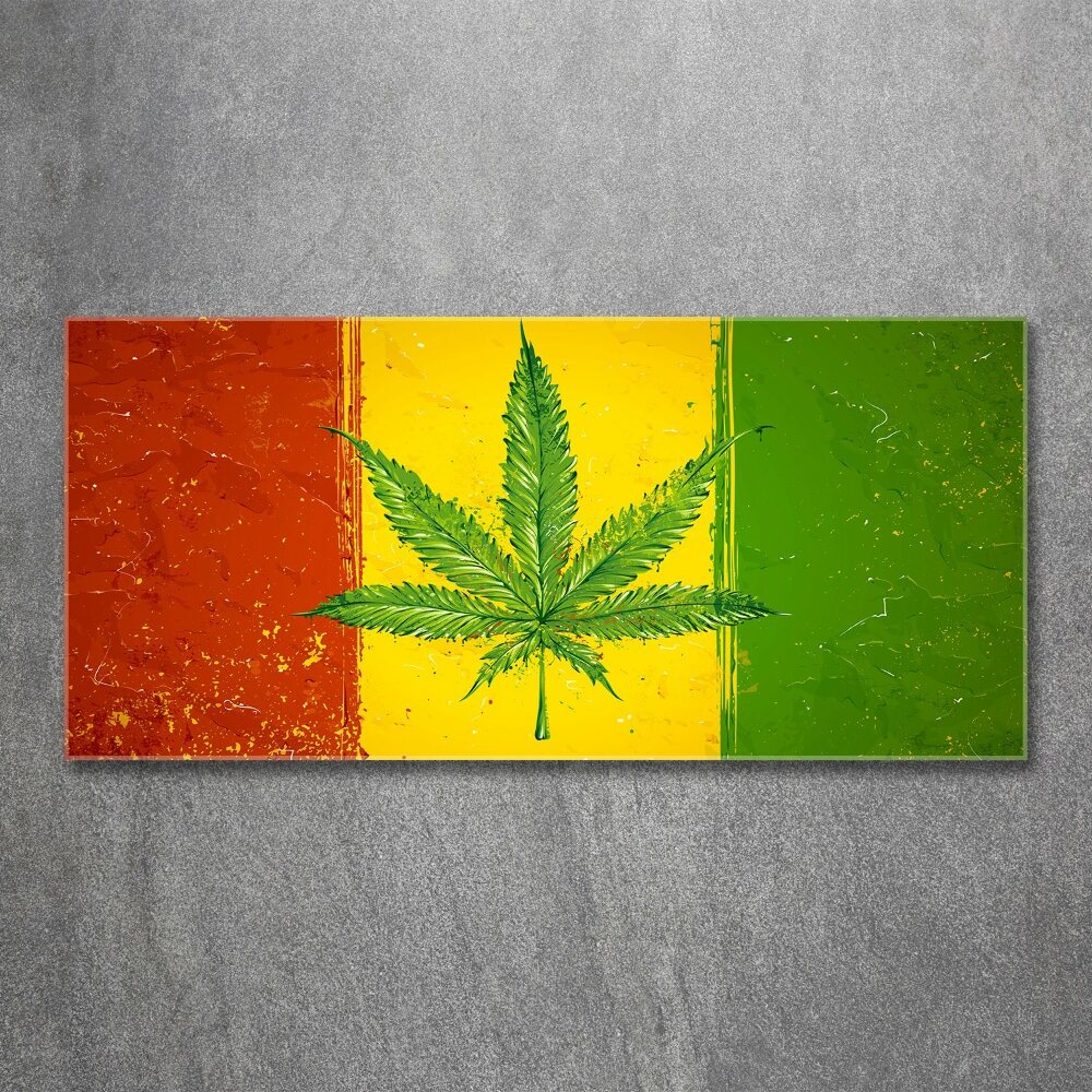 Acrylic print Rasta Flag