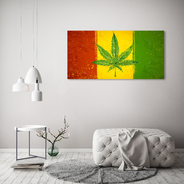 Acrylic print Rasta Flag