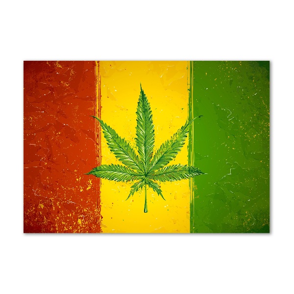 Acrylic print Rasta Flag