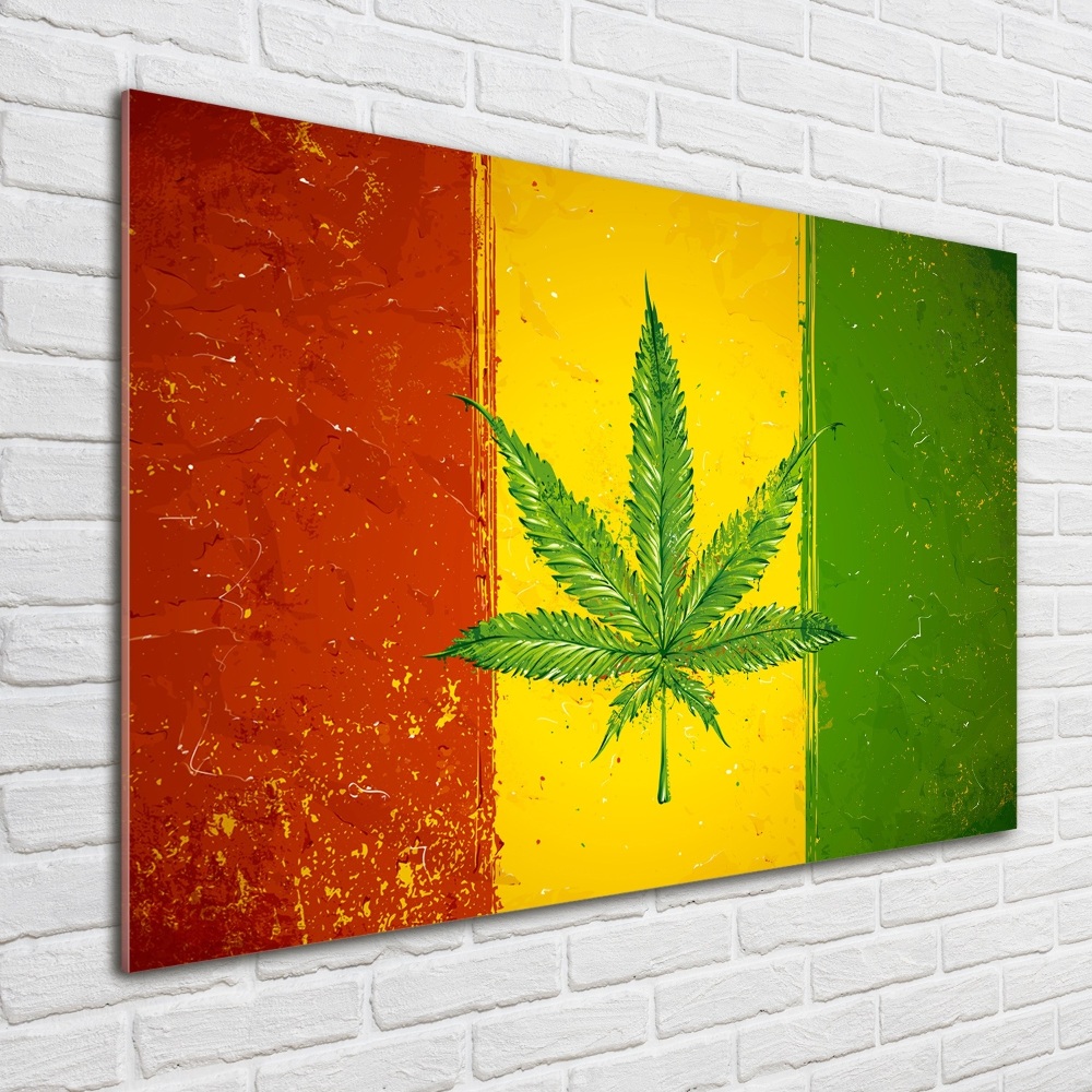 Acrylic print Rasta Flag