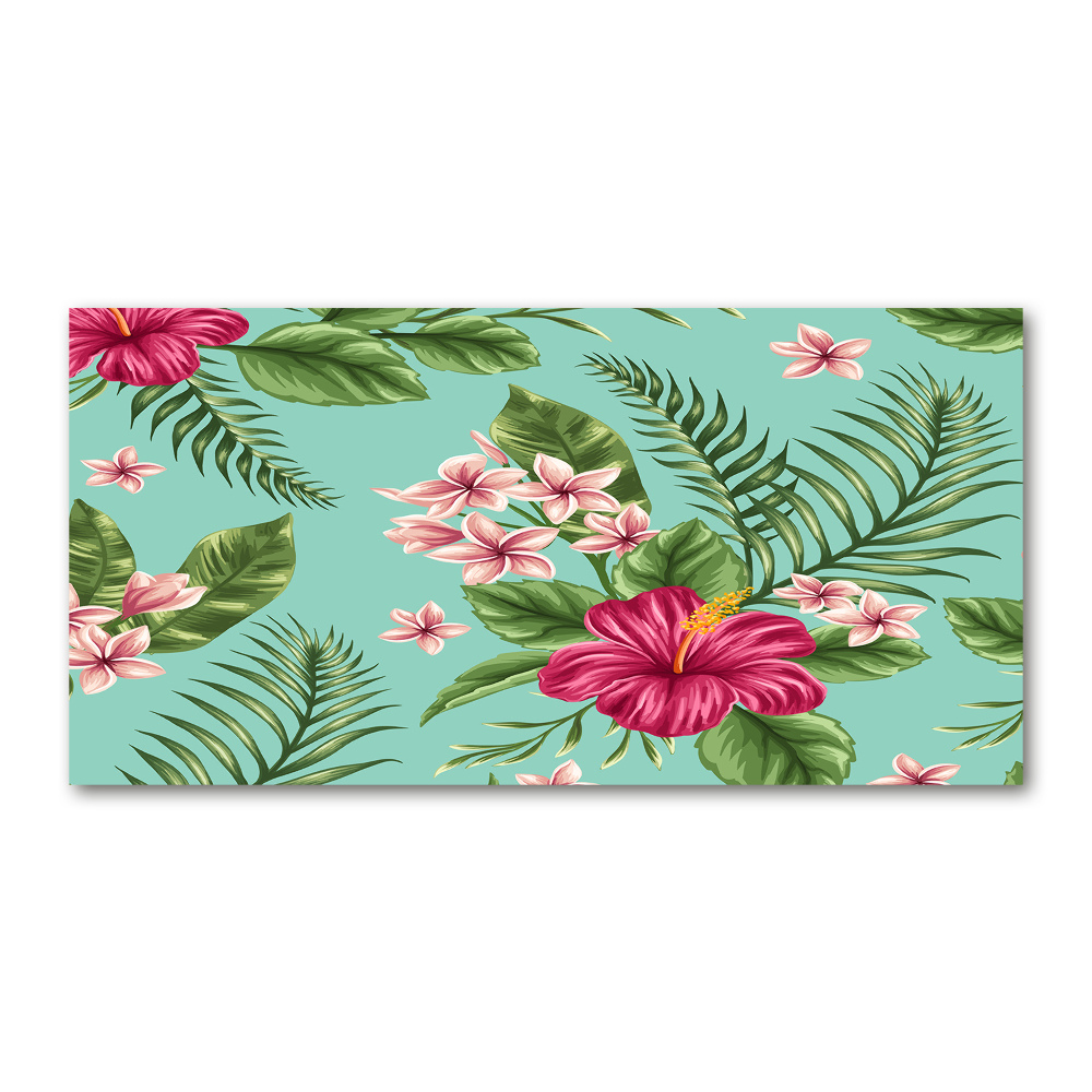 Print on acrylic Hawaiian flowers