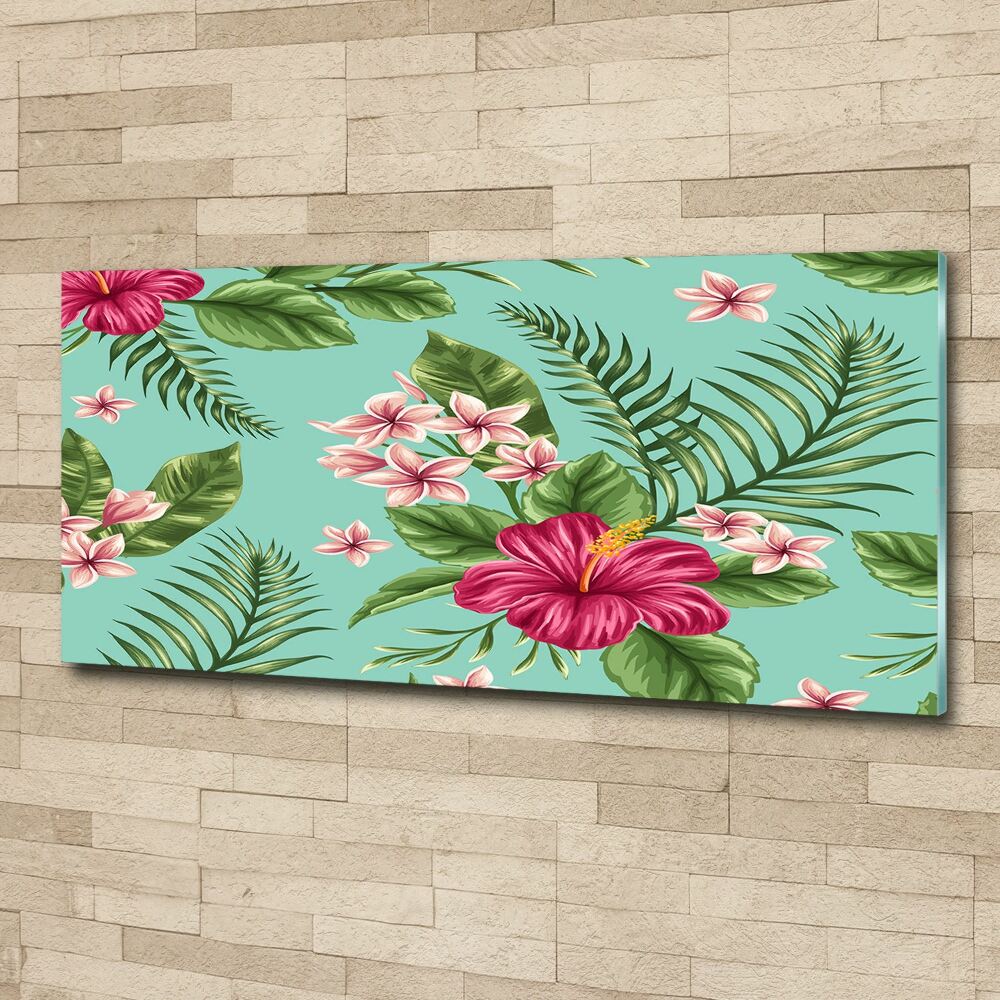 Print on acrylic Hawaiian flowers