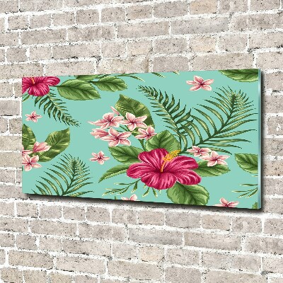 Print on acrylic Hawaiian flowers