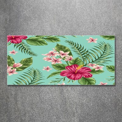 Print on acrylic Hawaiian flowers