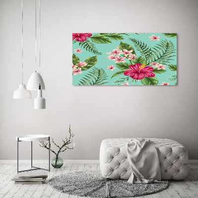 Print on acrylic Hawaiian flowers