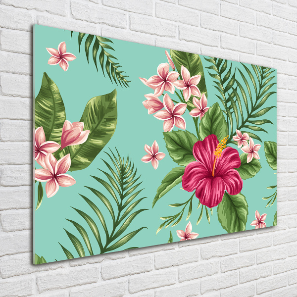 Print on acrylic Hawaiian flowers