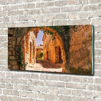 Wall art acrylic Charming street