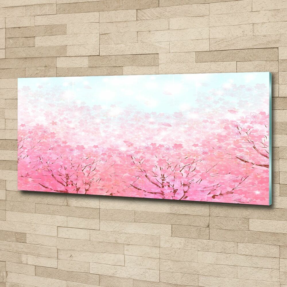 Acrylic wall art Cherry blossoms