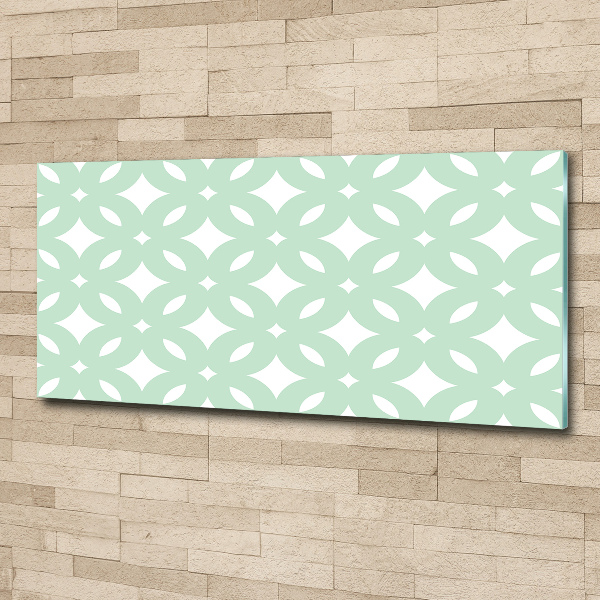 Acrylic wall art Geometric background