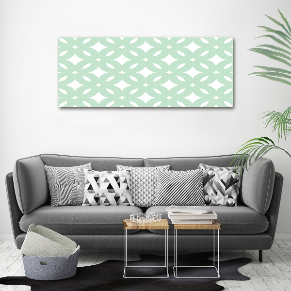 Acrylic wall art Geometric background