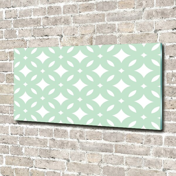 Acrylic wall art Geometric background