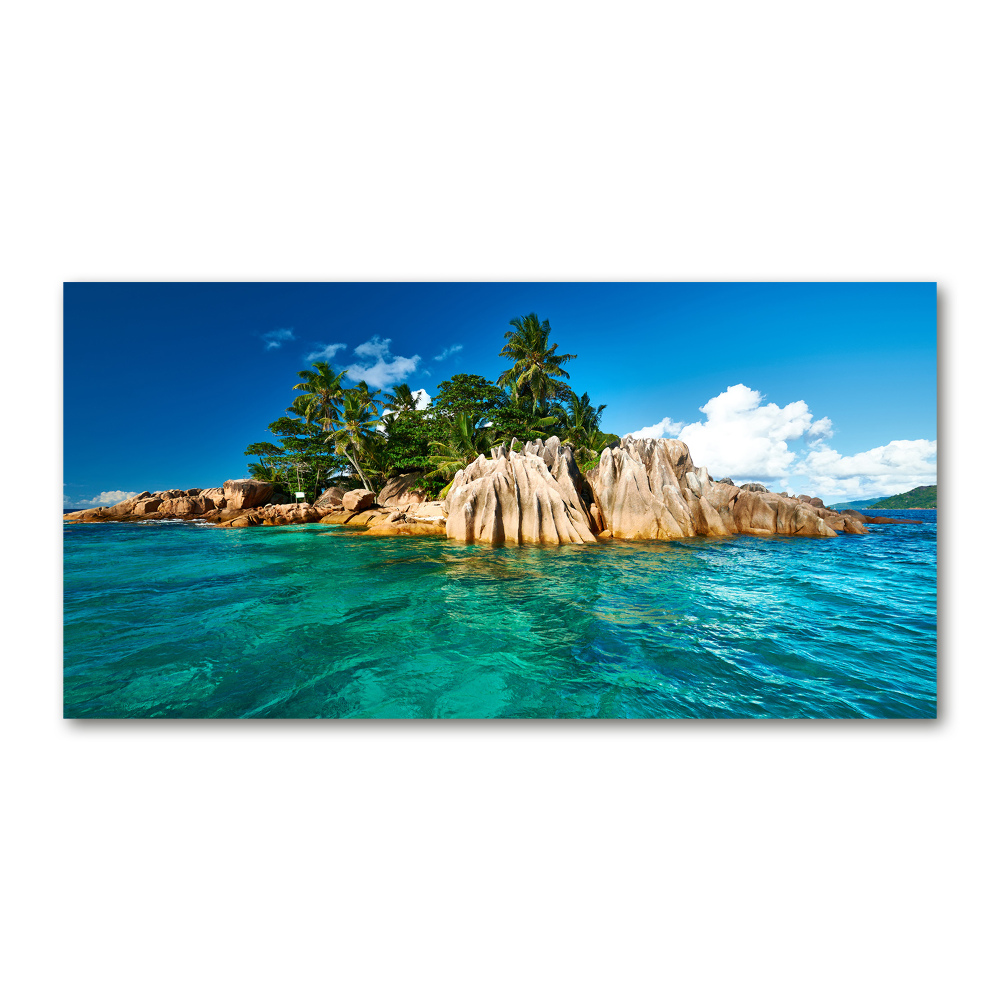 Wall art acrylic Tropical island