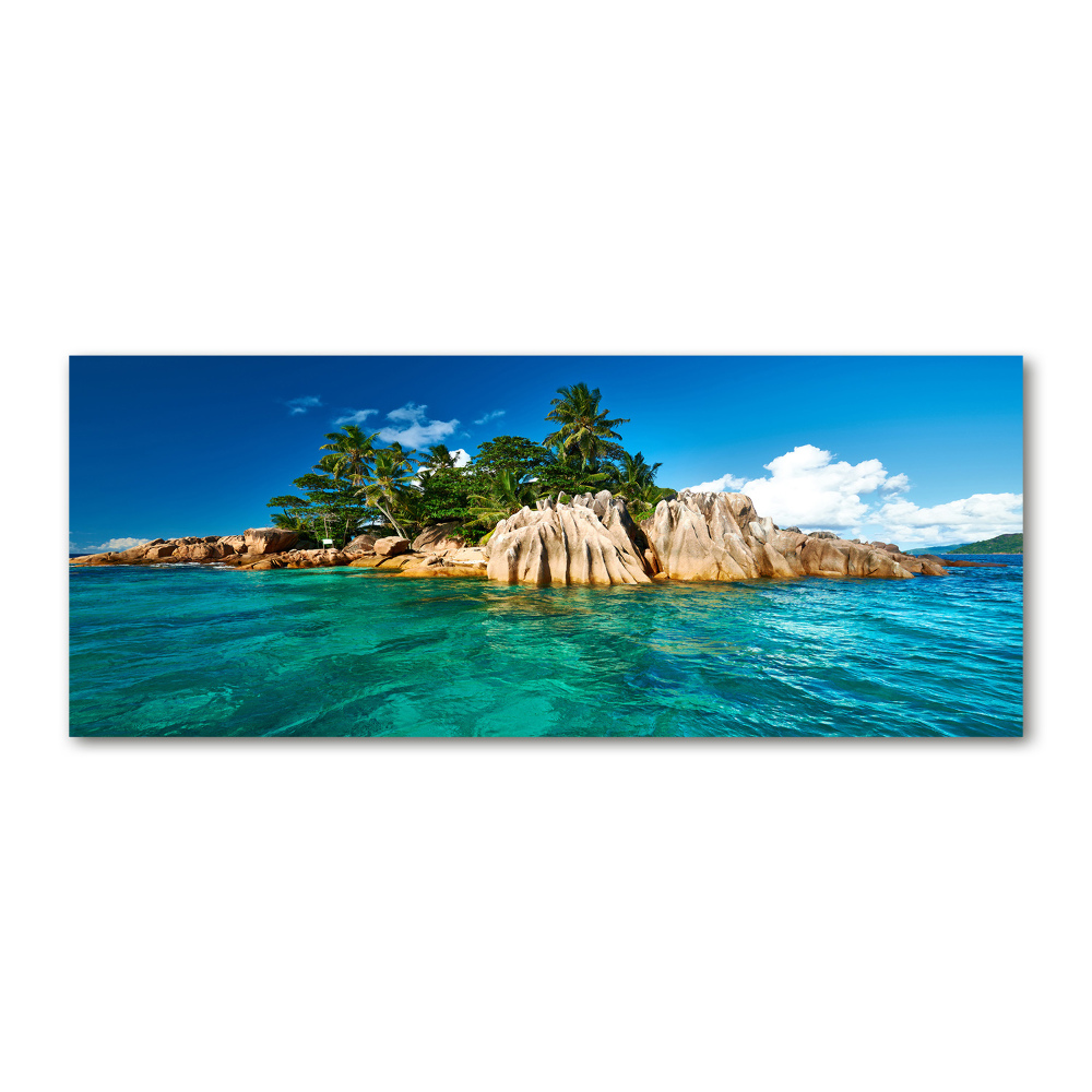 Wall art acrylic Tropical island