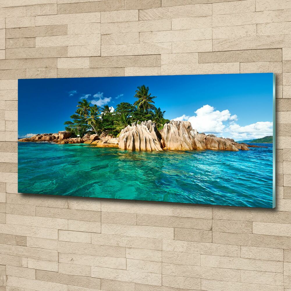 Wall art acrylic Tropical island