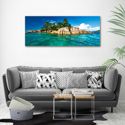 Wall art acrylic Tropical island