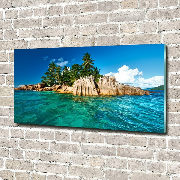 Wall art acrylic Tropical island