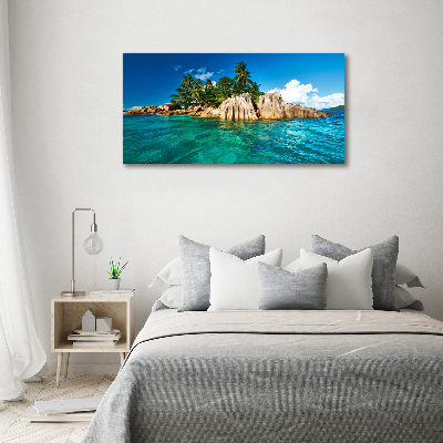 Wall art acrylic Tropical island