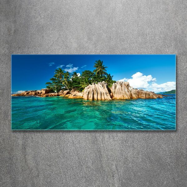 Wall art acrylic Tropical island