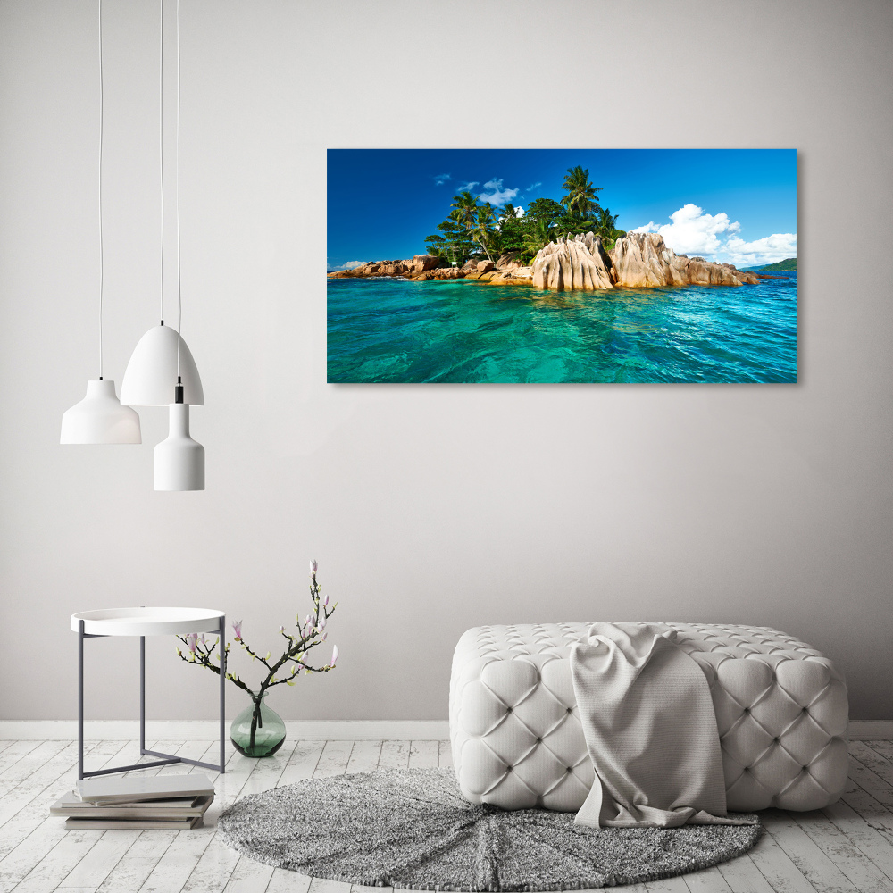 Wall art acrylic Tropical island