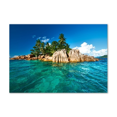 Wall art acrylic Tropical island