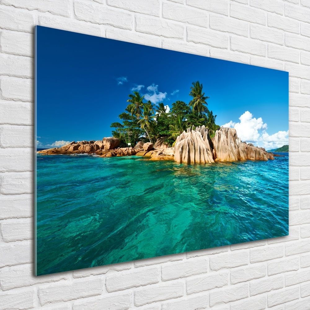 Wall art acrylic Tropical island