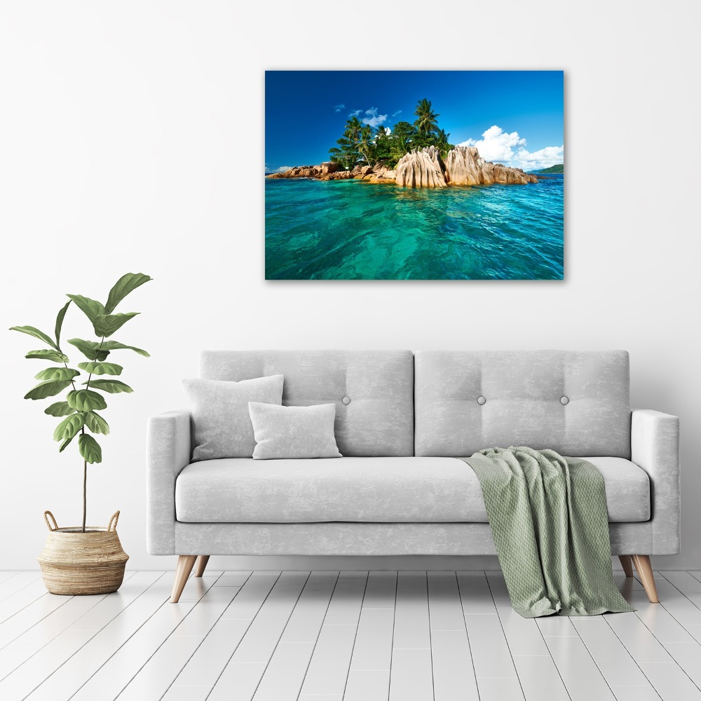 Wall art acrylic Tropical island