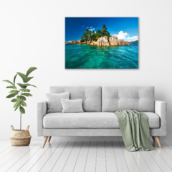 Wall art acrylic Tropical island