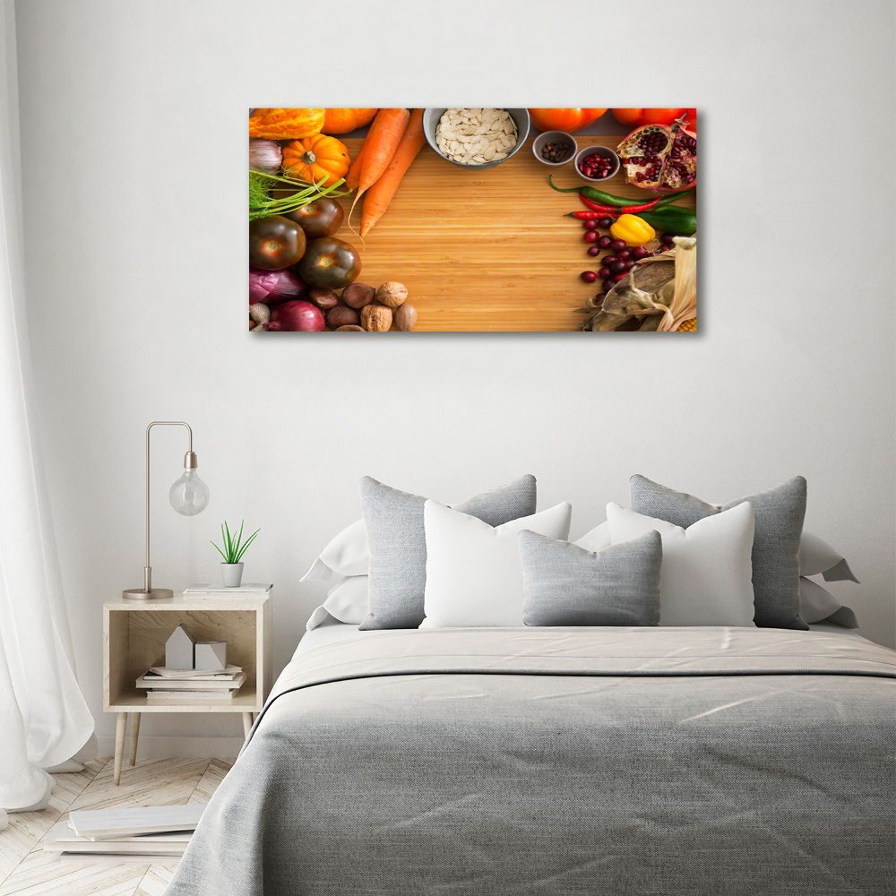 Acrylic wall art Autumn vegetables