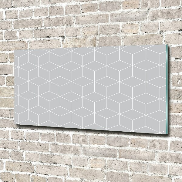 Wall art acrylic Geometric background