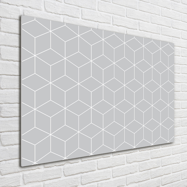 Wall art acrylic Geometric background