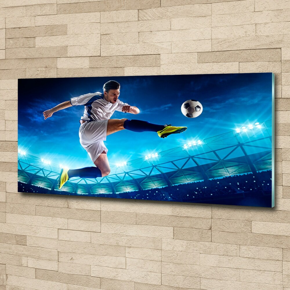 Print on acrylic Footballer