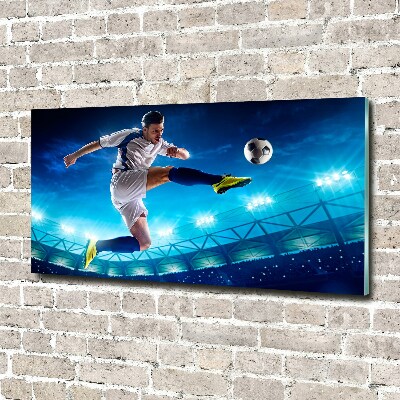 Print on acrylic Footballer