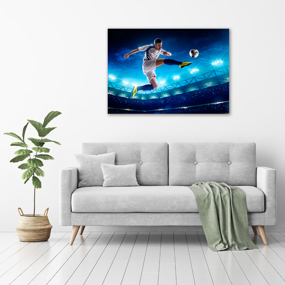 Print on acrylic Footballer