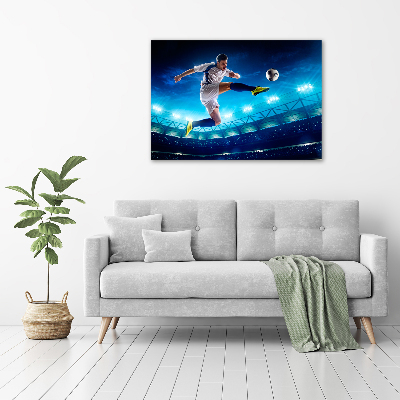 Print on acrylic Footballer